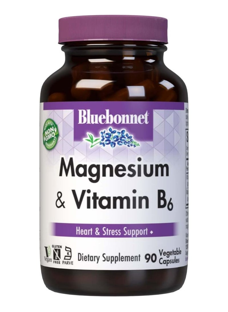 Bluebonnet Magnesium Plus & Vitamin B6 - Image 1
