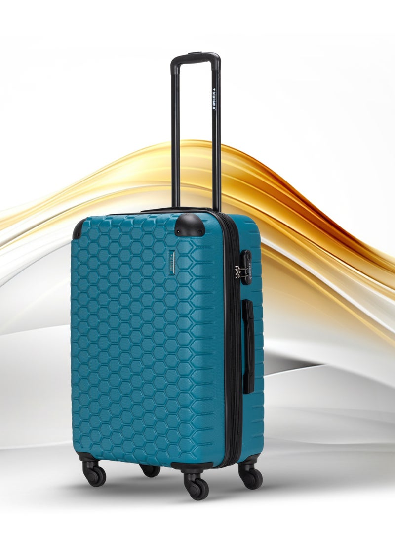 Stargold - 4 Pack Of Hardside Spinner Number Locked Luggage Trolley - Image 1