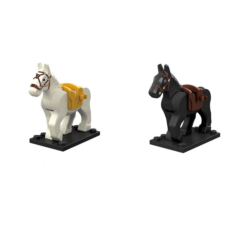 ALiquid Custom Minifigure Horse Set for Lego Minifigures - 10 Pcs - Image 4