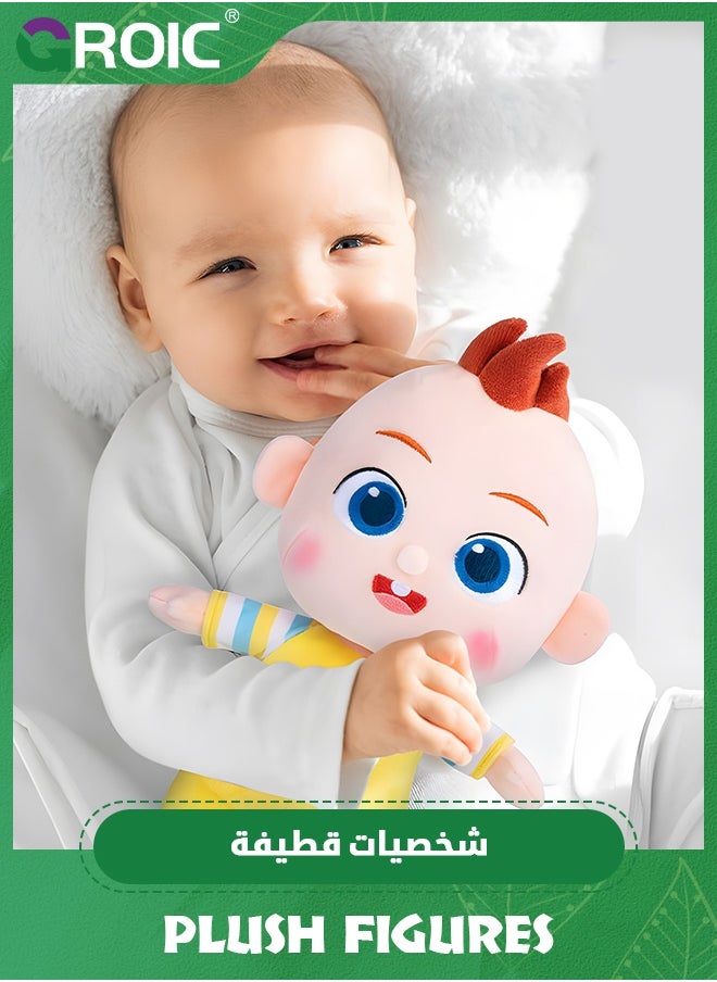 GROIC 35cm Little Boy Baby Snuggle Plush Doll, Cartoon Plush Doll for Boys and Girls,Cute Cuddle Gift for Kids,Super Baby Plush Doll  - Image 5