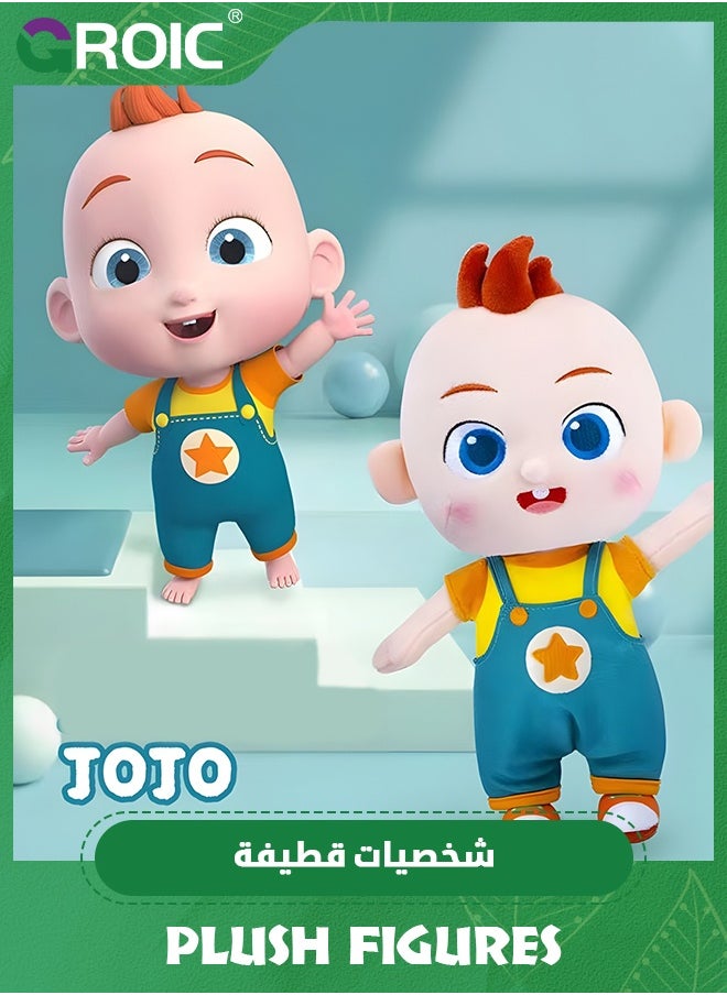 GROIC 35cm Little Boy Baby Snuggle Plush Doll, Cartoon Plush Doll for Boys and Girls,Cute Cuddle Gift for Kids,Super Baby Plush Doll  - Image 2