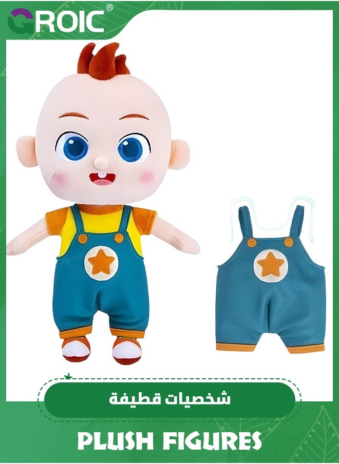 GROIC 35cm Little Boy Baby Snuggle Plush Doll, Cartoon Plush Doll for Boys and Girls,Cute Cuddle Gift for Kids,Super Baby Plush Doll  - Image 1