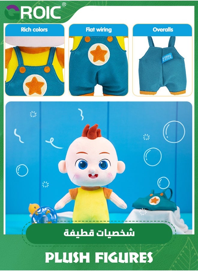 GROIC 35cm Little Boy Baby Snuggle Plush Doll, Cartoon Plush Doll for Boys and Girls,Cute Cuddle Gift for Kids,Super Baby Plush Doll  - Image 4