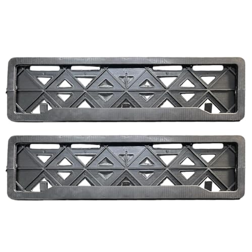 Aksmit High Security Registration Car Number Plate Frame | HSRP Car Number Plate Cover (Front & Rear) | IND Number Plate Frame | Standard Size (51 x 14 cm) for Universal License Plate Covers - Image 1