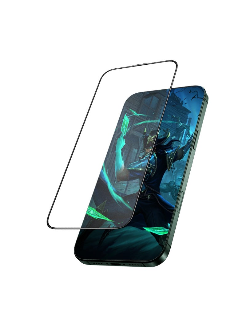GREEN LION iPhone 16 Plus Diego Pet Privacy Full Curved Glass / Anti Peeping / Anti Fingerprint / Anti Scratch / Anti Shatter Soft Edge / Grease Resistance / Highly Responsive - Black Edge/Privacy - Image 1