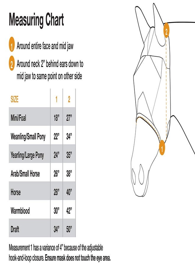 Cashel Quiet Ride Horse Fly Mask No Ears or Nose, Standard, Warmblood, Black - Image 2