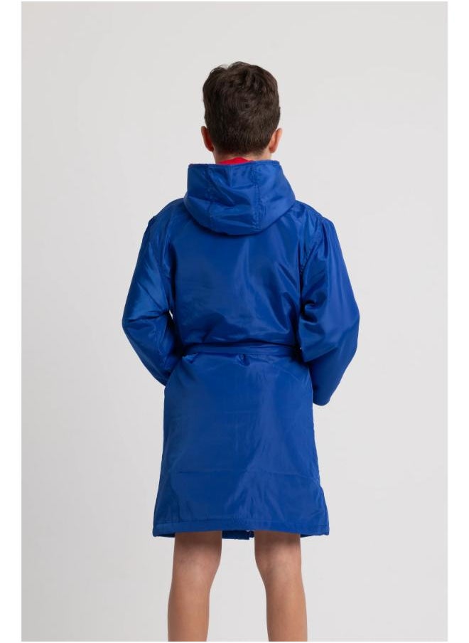 Generic - Unisex Waterproof Swim Robe – Solid Blue - Image 1