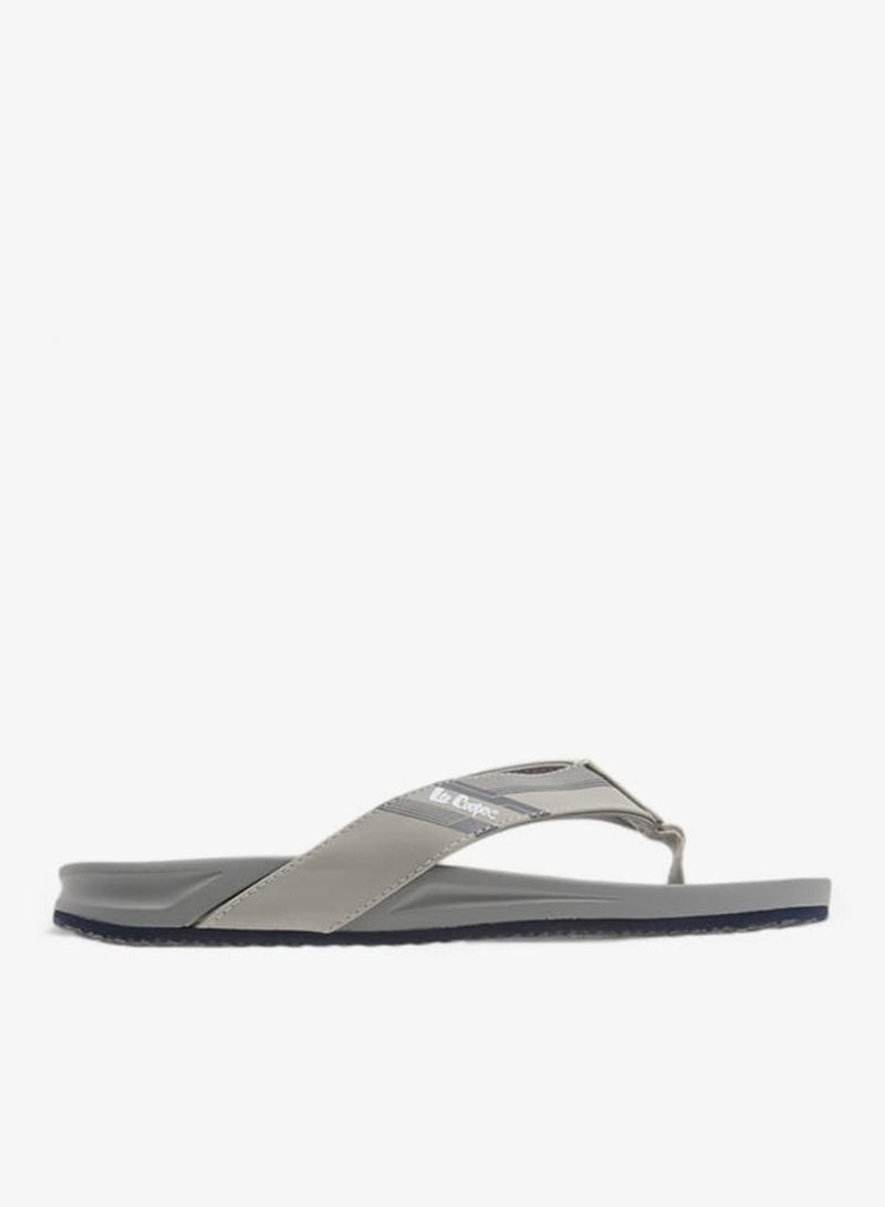 Lee Cooper Mens Logo Print Slip-On Flip Flops - Image 1