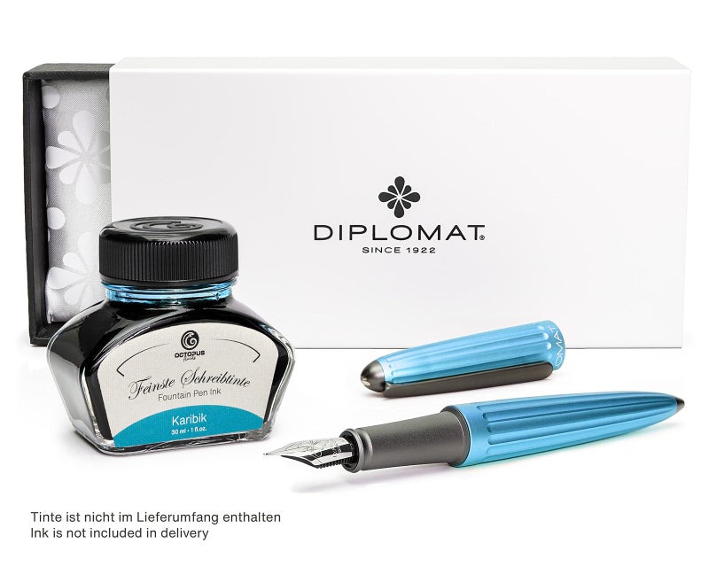 DIPLOMAT Aero Turquoise Fountain Pen (EF) D40311021 - Image 4