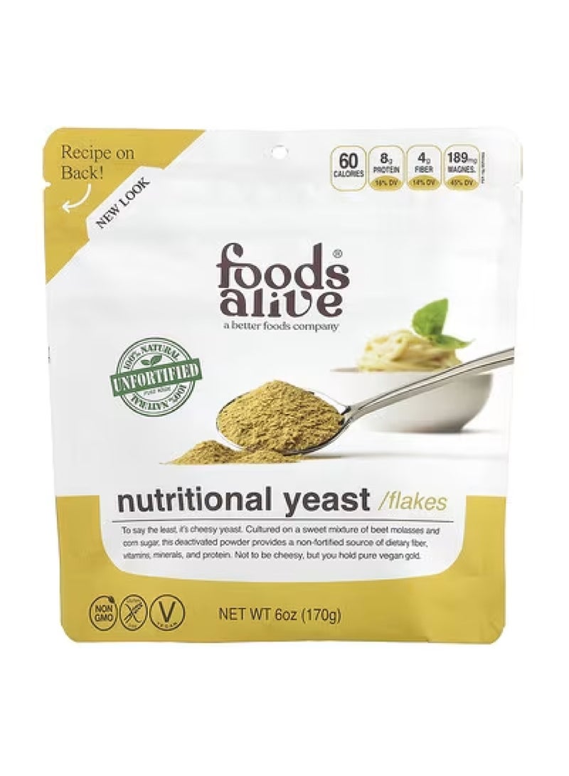 فودز أليف رقائق الخميرة الغذائية، 6 أونصة (170 جم)