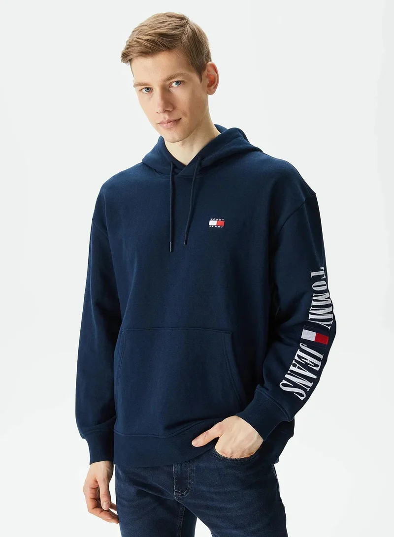 TOMMY JEANS Side Logo Print Hoodie