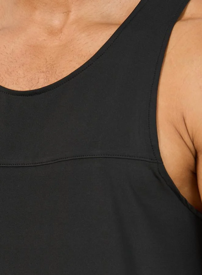 Styli Solid Stretchable Training Sleeveless Tank