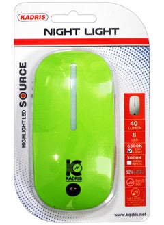 KADRIS LED Night Light Soft Lighting And Energy saving 1W for Bedroom,Kitchen, Hallway, Stairs Operating power 220V-240V with UK plug LA-1886 Assorted Color  - Image 1