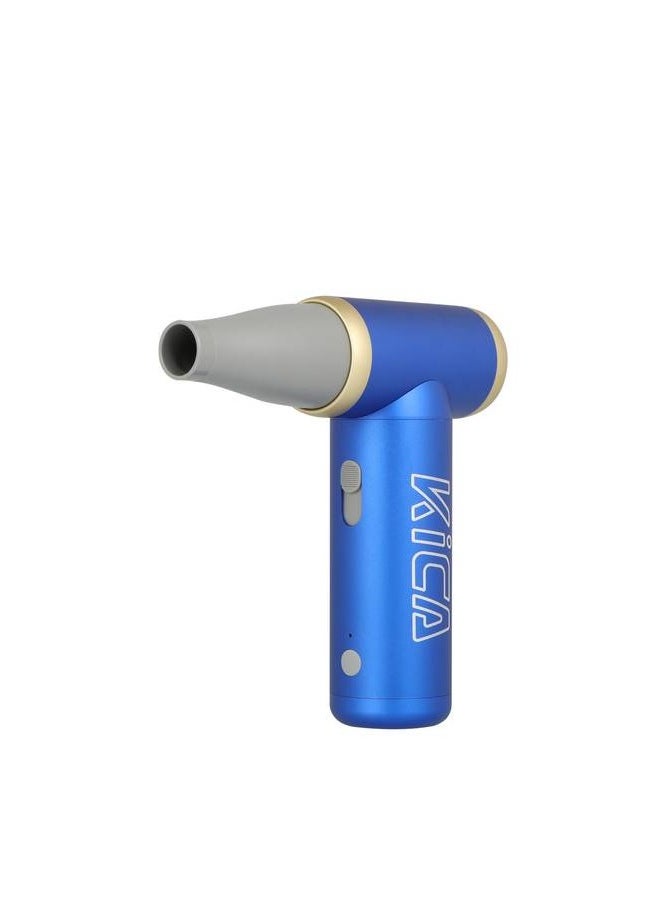 KiCA Jet Fan 2 Vacuum Kit /Adjustable Wind Speed / 101000RPM Brushless Motor / Aviation-Grade Aluminum Shell / Uses for Cleaning / Drying / Inflating & Dusting Hard-to-Reach Areas / Vacuum Accessories Included - Blue  - Image 2