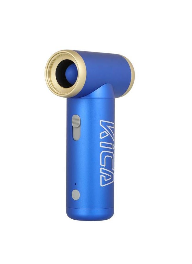 KiCA Jet Fan 2 Vacuum Kit /Adjustable Wind Speed / 101000RPM Brushless Motor / Aviation-Grade Aluminum Shell / Uses for Cleaning / Drying / Inflating & Dusting Hard-to-Reach Areas / Vacuum Accessories Included - Blue  - Image 1