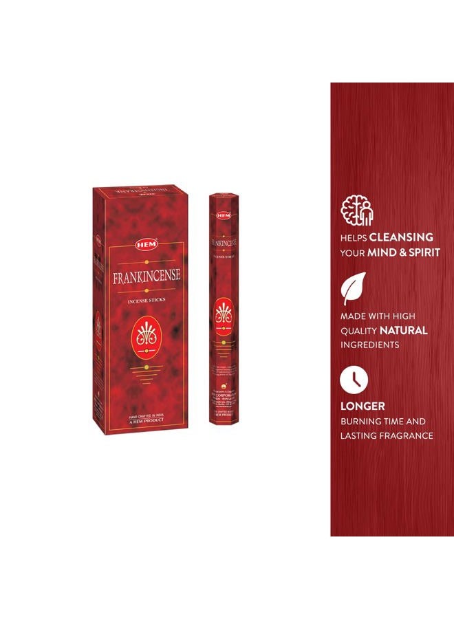 Hem Incense Sticks - 6 Packs (20 Sticks Each) (Frankincense) - Image 3