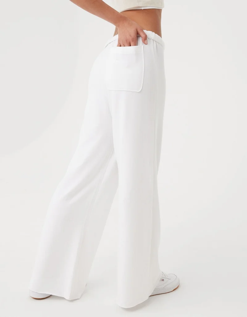 Aerie OFFLINE By Aerie OTT Fleece Super Wide Leg Pant