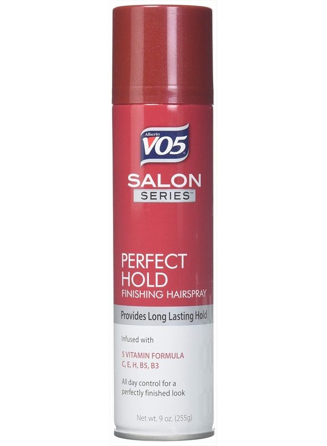 Vo5 Salon Series Perfect Hold Styling Hairspray, 9 Ounce - 6 per case. - Image 1