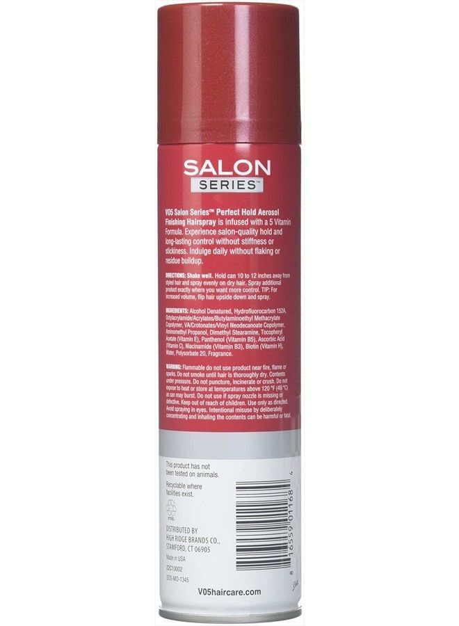 Vo5 Salon Series Perfect Hold Styling Hairspray, 9 Ounce - 6 per case. - Image 2