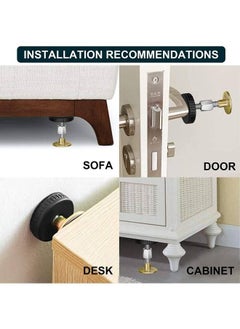 Generic Adjustable Threaded Bed Frame, Anti-Shake Tool Telescopic Support for Room Wall  - Image 2