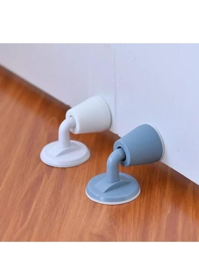 مجموعة من قطعتين من سدادة الباب المصنوعة من السيليكون واقي الحائط كاتم الصوت - Image 4