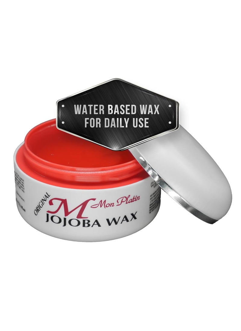 Mon Platin Professional Mon Platin Professional Hair Wax - 150 ml Moisturizing Grooming Wax for Men's Wet and Shiny Look Styling with Jojoba Oil Essence and Pure Water for Scalp Enrichment 
