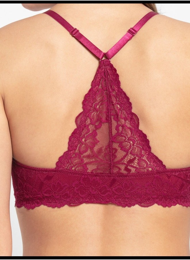 JOCKEY - Jockey 1815 Women's Under-Wired Padded Soft Touch Microfiber Nylon Elastane Stretch Full Coverage Lace Back Styling T-Shirt Bra with Adjustable Straps - Image 1
