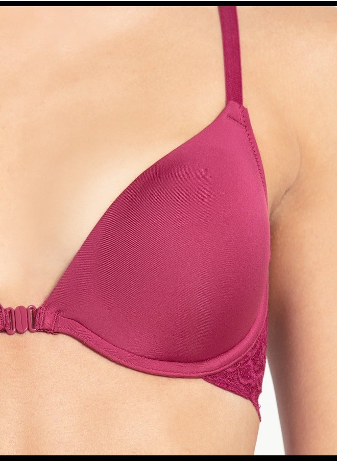JOCKEY - Jockey 1815 Women's Under-Wired Padded Soft Touch Microfiber Nylon Elastane Stretch Full Coverage Lace Back Styling T-Shirt Bra with Adjustable Straps - Image 1