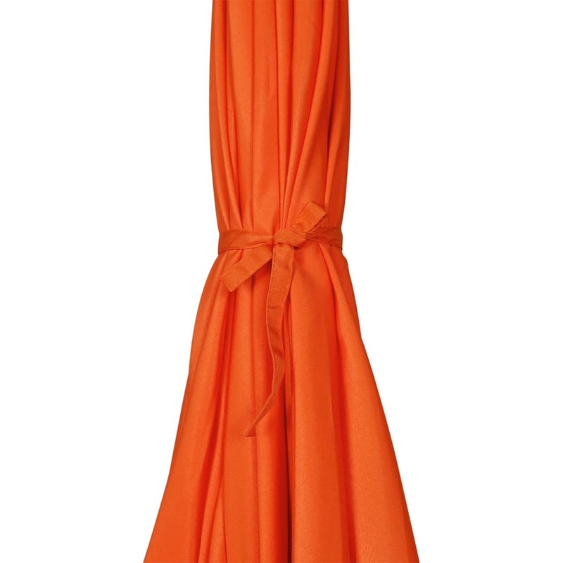 Blissun 7.5 ft Patio Umbrella, Yard Umbrella Push Button Tilt Crank, Orange - Image 5