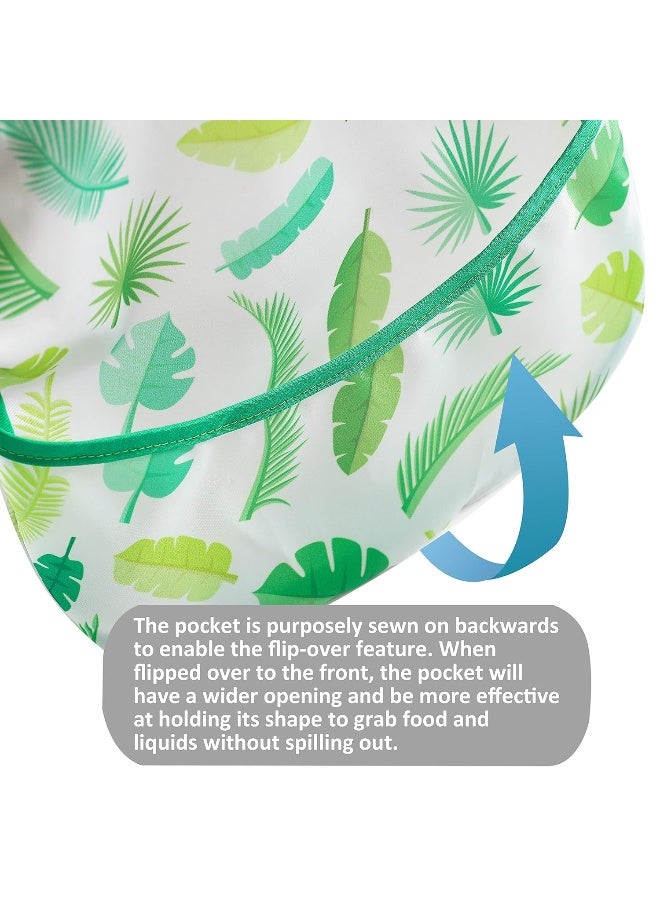 PandaEar 3 Pack Super Light Weight Baby Bib, Waterproof, Washable, Stain Oil and Odor Resistant 12-48 Months (Boy) - Image 5