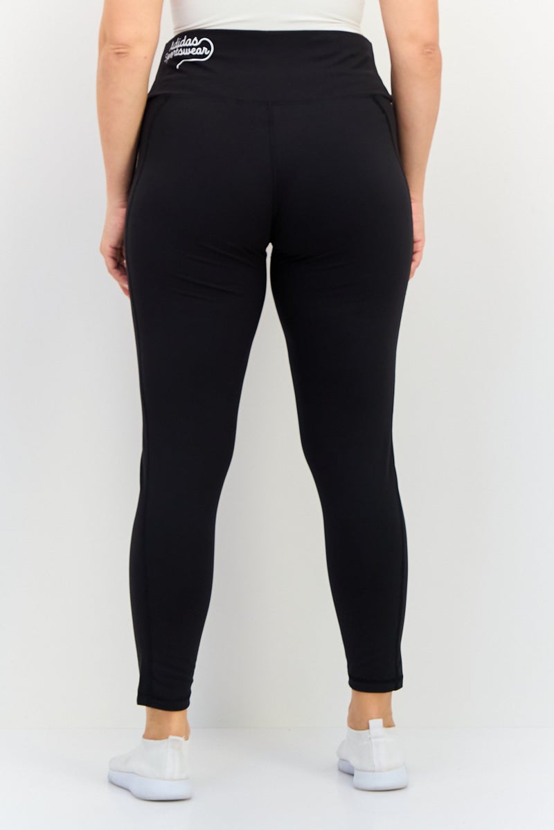 Adidas  leggings تدريب ضيقة للنساء، سوداء - Image 3