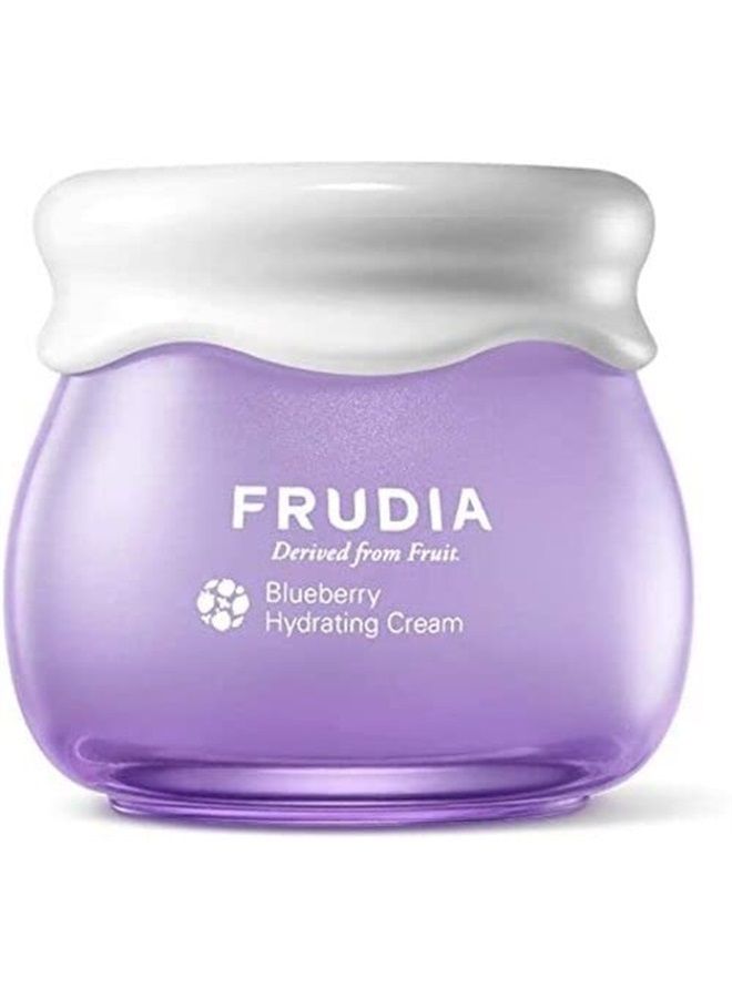 frudia كريم مرطب مكثف من WELCOS Blueberry Mini | كريم حاجز مرطب للوجه لترطيب البشرة وترطيبها وحيويتها كريم العناية بالبشرة الكوري للوجه بخلاصة التوت الأزرق لترطيب لمدة 72 ساعة (10 جرام)