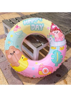 Goolsky 1pc Pool Float Swimming Ring, Summer Beach Swimming Ring Float, Cartoon PVC Swimming Ring(70#)  - Image 2