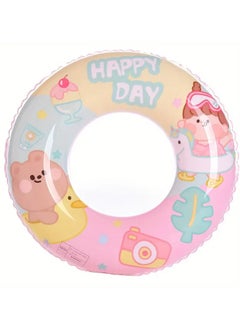 Goolsky 1pc Pool Float Swimming Ring, Summer Beach Swimming Ring Float, Cartoon PVC Swimming Ring(70#)  - Image 5