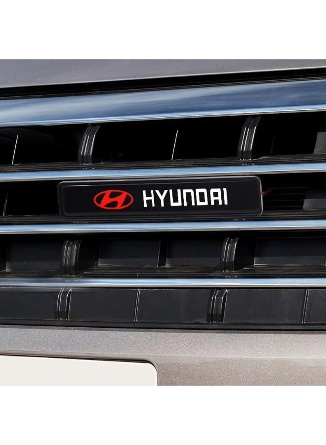 Vierex LED Front Hood Grille Emblem Light for Hyundai Illuminated Car Badge Decoration for I30, Tucson, Elantra, Veloster, Kona, Santa Fe & More Models - Image 3