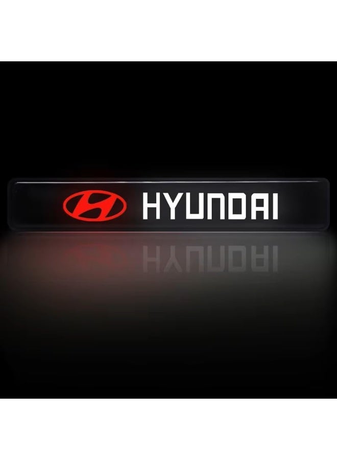 Vierex LED Front Hood Grille Emblem Light for Hyundai Illuminated Car Badge Decoration for I30, Tucson, Elantra, Veloster, Kona, Santa Fe & More Models - Image 4