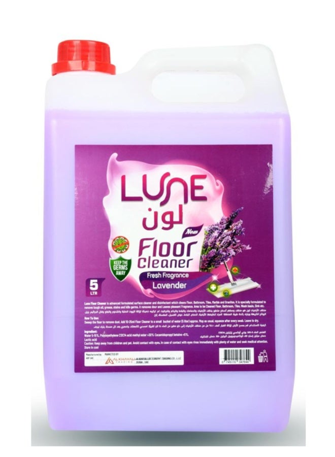 Lune. LUNE Lavender Floor Cleaner 5L | Fresh Fragrance Floor Cleaning Solution - Image 1