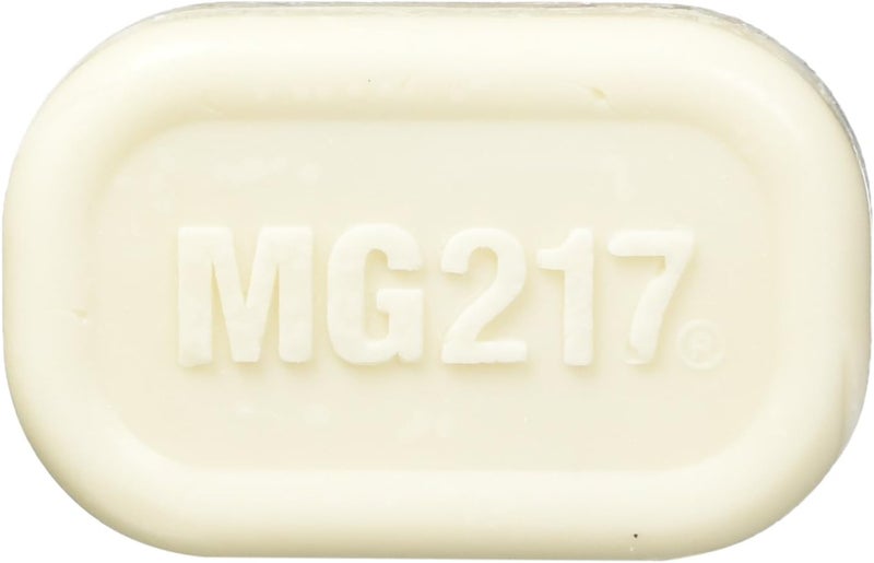MG217 Psoriasis Dead Sea Exfoliating Bar Soap - Dead Sea Salt, Mud, Aloe Vera, Vitamin E & Rose Geranium Oil for Psoriasis Skincare, 3.2oz
