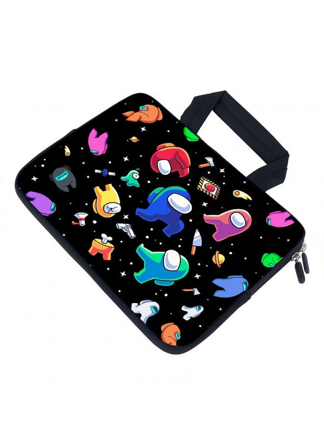 ARIYIDA 11" 11.6" 12" 12.1" 12.5 inch Laptop Carrying Bag Chromebook Case Notebook Ultrabook Bag Tablet Cover Neoprene Sleeve Fit Apple MacBook Air Samsung Google Acer HP DELL Lenovo Asus (RYD12-19) - Image 2