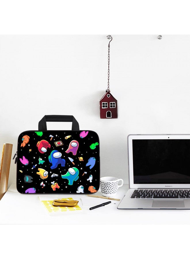 ARIYIDA 11" 11.6" 12" 12.1" 12.5 inch Laptop Carrying Bag Chromebook Case Notebook Ultrabook Bag Tablet Cover Neoprene Sleeve Fit Apple MacBook Air Samsung Google Acer HP DELL Lenovo Asus (RYD12-19) - Image 3