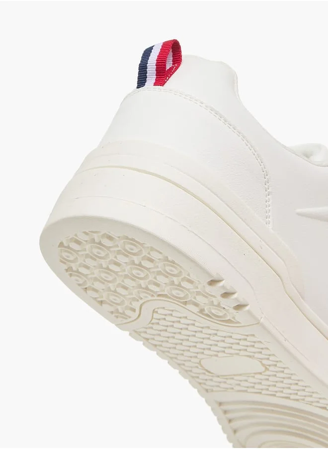 LBL by Shoexpress Men's Solid Sneakers With Lace-Up Closure