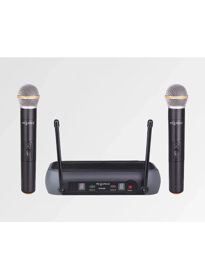 MXM266HH Dual Channel VHF Wireless Microphone System – Reliable Performance for Professional Sound