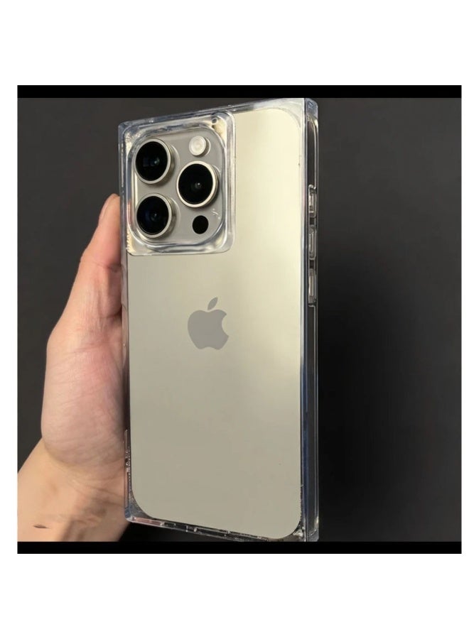 NIBEMINENT Four Corner Airbags Protective TPU Case Cover For iPhone 14 Pro, Clear - Image 2