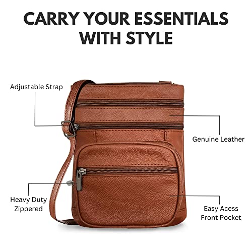 Ciana Crossbody Bags For Women Shoulder Sling Bag For Women (Dark Brown) - Image 5