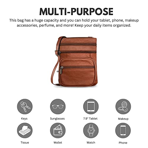 Ciana Crossbody Bags For Women Shoulder Sling Bag For Women (Dark Brown) - Image 3