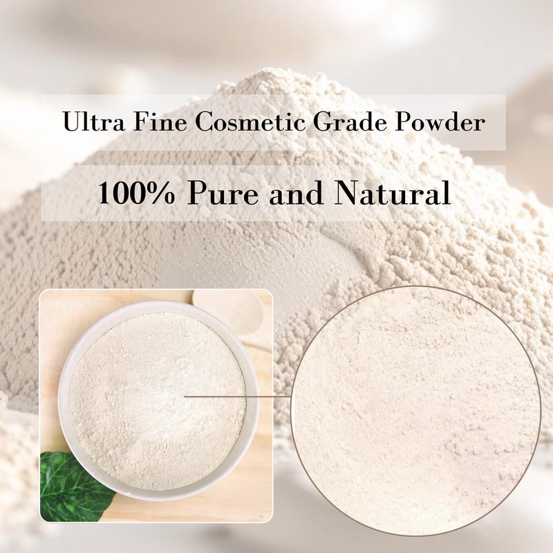 ClearLee Kaolin Clay Cosmetic Grade Powder - 100% Pure Natural Powder - Great For Skin Detox, Rejuvenation, and More - Heal Damaged Skin - DIY Clay Face Mask (8 oz) - Image 4