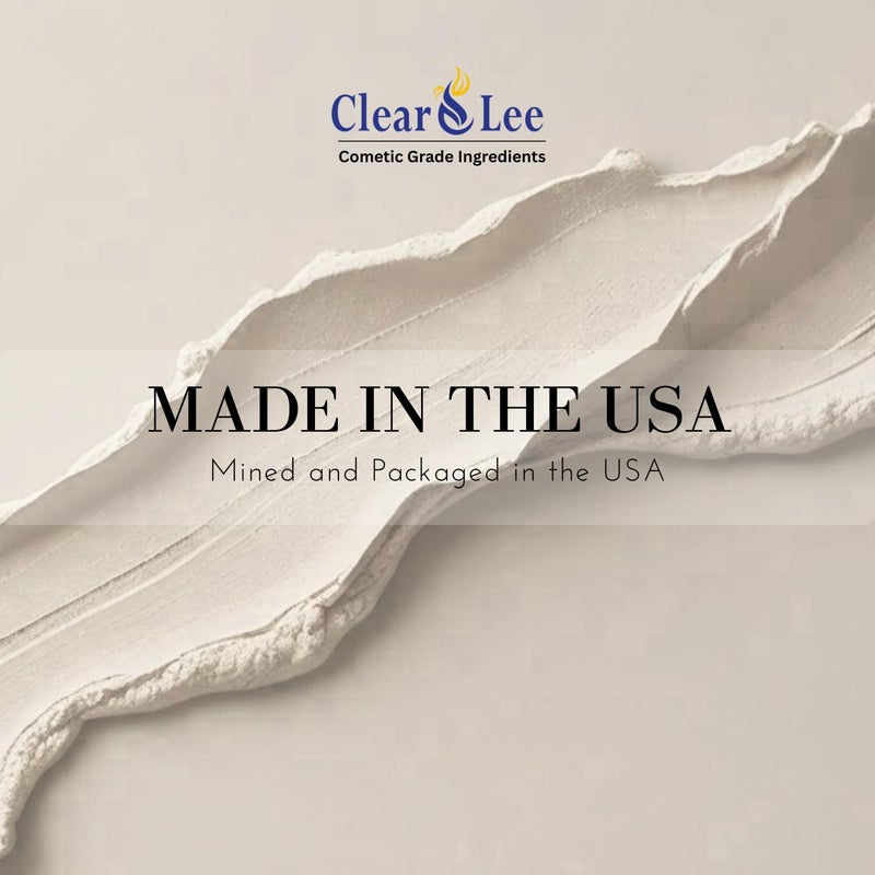 ClearLee Kaolin Clay Cosmetic Grade Powder - 100% Pure Natural Powder - Great For Skin Detox, Rejuvenation, and More - Heal Damaged Skin - DIY Clay Face Mask (8 oz) - Image 5