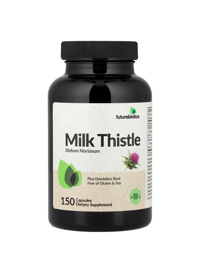 فيوتشر بايوتكس فيوتشربيوتكس، شوك الحليب، 150 كبسولة (1000 ملغ لكل كبسولة) - Image 1