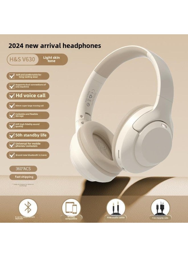 Headset Wireless Bluetooth Headset Computer E-sports Game Wired Belt Mai Long Endurance For Huawei Xiaomi Sony-Color:Official Standard Configuration - Cloud Skin☆  - Image 1