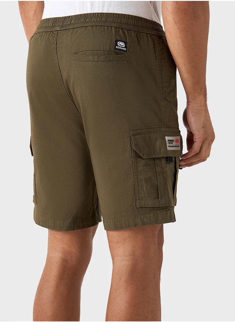 إيكو يو إن إل تي دي. Ecko Textured Flexi Waist Shorts with Cargo Pocket